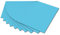 folia 6130 - Fotokarton Himmelblau, 50 x 70 cm, 300 g/qm, 10 Bogen - zum Basteln und kreativen Gestalten von Karten, Fensterbildern und für Scrapbooking
