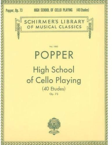 Music Popper High School of Cello Playing Op.73 (Cello)