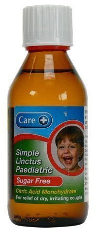 Care Simple Linctus Paediatric Sugar Free 200 ml (Pack of 1)
