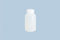 hünersdorff Weithalsflasche zum Befüllen mit Schraubverschluss aus LD-PE (bruchsicher und lebensmittelgeeignet), 200 ml, transparent
