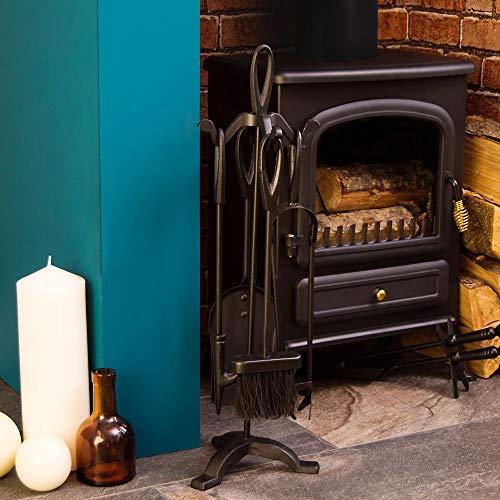 Fire Vida Buxton Companion Set de Metal, Negro, 5 Piezas