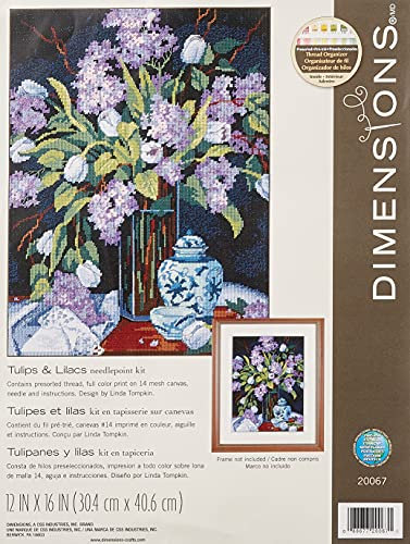 Dimensions D20067 Needlepoint, Tulpen und Flieder