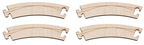 Faller H0 FA LASER STREET FAHRBAHNBOGEN 45 GRAD