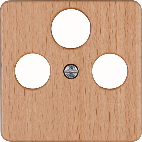 Kopp 357831186 Milano Buche Antennen-Abdeckung TV/RF/SAT