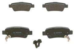 Bosch BP1219 - Brake Pads Car Rear Axle - 1 Set of 4 Pads | Bosch Quality - Reduced Noise and Dust - ECE-R90 Certified - Copper-Free