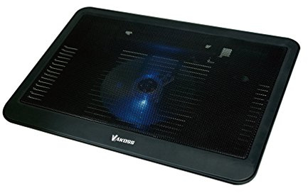 VAKOSS LF-1854LK 17 Inch Black Laptop Cooling System - Laptop Cooling Systems (43.2 cm (17 Inches), 1 Piece, 15.5 cm, Black, USB, 1.5 W)