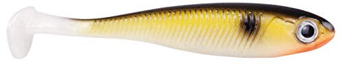 Jackson Gummifisch Barsch & Zander Köder - Active Shad 10,0cm 5St. Sexy Yellow. Profi Gummiköder. Angelköder Raubfisch. Gummi Angeln. Softbait