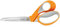 Fiskars Mehrzweckschere, Länge: 23 cm, Rostfreie Stahl-Klinge/Kunststoff-Griffe, Orange, RazorEdge, 1014578
