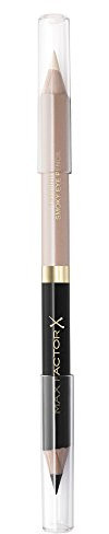 Max Factor Eyefinity Smokey Eye Pencil Black Onyx und Diamond Glitz 01 – Duo Kajalstift mit integriertem Highlighter – Schwarz und Weiß – 1 x 4,5 g