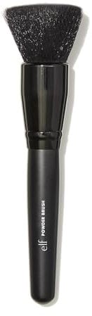 e.l.f. Pinceau à poudre, outil de maquillage végétalien, contours impeccables et sculpte professionnellement, pour produits humides et secs