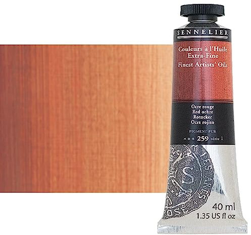 Sennelier Couleurs à l'huile : 40ml Rouge Ocre