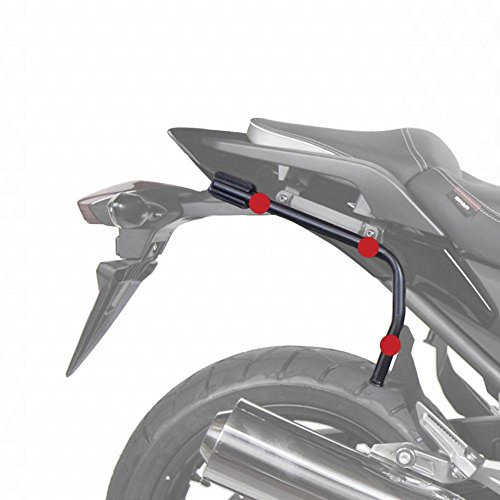 SHAD p0ns24if Halterung Koffer 3P System für Bajaj Pulsar AS 150/200, schwarz