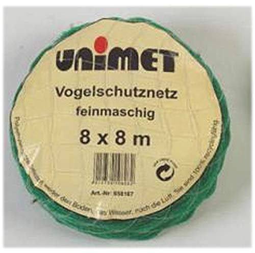Siena Garden Vogelschutznetz engmaschig, für Baum und Beet, 8x8m, 500453