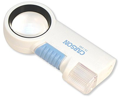 Carson MagniFlash asphärische 11x Lupe mit LED und Taschenlampenfunktion (CP-40)