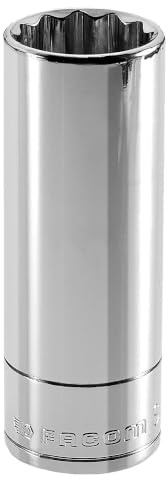 FACOM 1/2 Inch Socket Spanner, Long, 12 KT, SW 9/16 Inch, 1 Piece, S.9/16LA