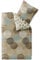 CelinaTex Touchme Biber Bettwäsche 135 x 200 cm 2teilig Baumwolle Bettbezug, Set, Bettgarnitur für Sommer und Winter, ganzjährig, pflegeleicht, Frauke Punkte beige braun türkis