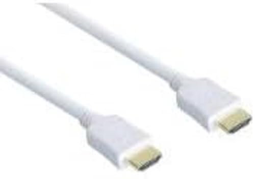 High-Speed-HDMI®-Kabel mit Ethernet, vergoldete Stecker, 1m weiß, Good Connections®
