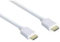 High-Speed-HDMI®-Kabel mit Ethernet, vergoldete Stecker, 1m weiß, Good Connections®