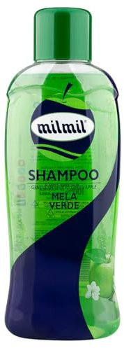 Milmil Shampoo Neutro, Fragranza Mela Verde, Adatto per Capelli Grassi - 1000 ML