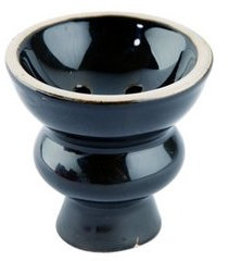mysale24 Tête de narguilé chinoise Noir en porcelaine