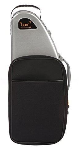 BAM HIGHTECH LA DEFENSE ALTO SAX CASE WITH POCKET - BRUSHED ALUMINIUM Saxophone Alt Saxophon Koffer & Taschen