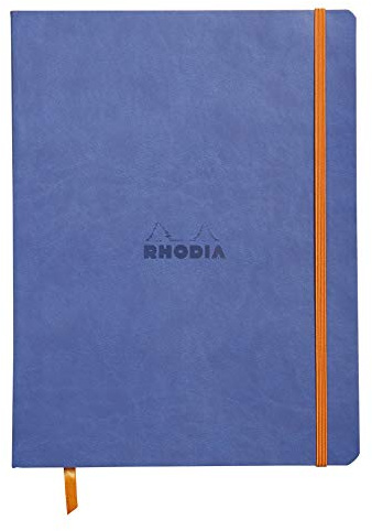 Rhodia 117558C Notizheft Rhodiarama 19x25cm 80 Blatt dot 90g Saphirblau