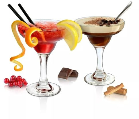 Borgonovo BRN180400 Confezione 6 Calice Margarita 270 S06/36, Glass