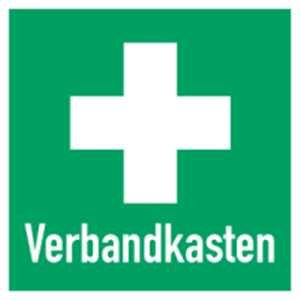 Aufkleber Verbandkasten Folie 25 x 25cm