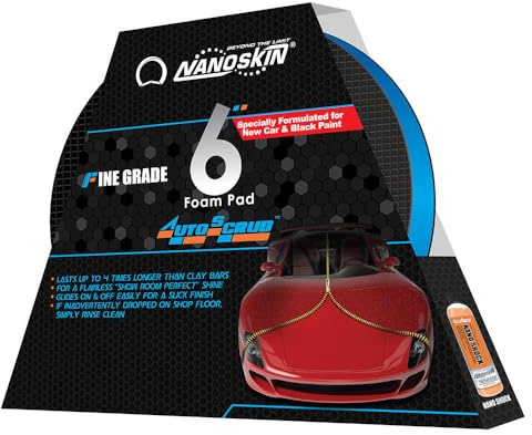 Nanoskin (AS-006) AutoScrub 6 Fine Grade Foam Pad for DA Polisher by Nanoskin