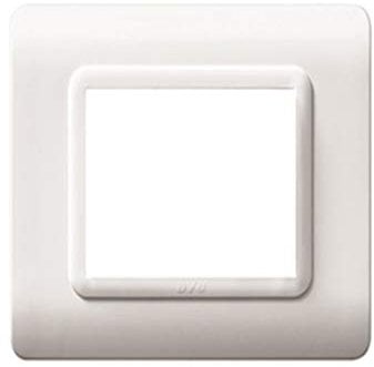 PLACCA TECN.44 BIANCO RAL9010 3MOD