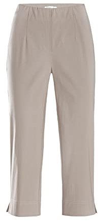 Stehmann Ina-530, Bequeme, stretchige Caprihose Größe 44, Farbe Kalk