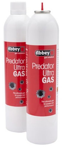 ARSUK 2x ABBEY PREDATOR MINI ULTRA GAS 700 ML- AIRSOFT GUN GREEN GAS
