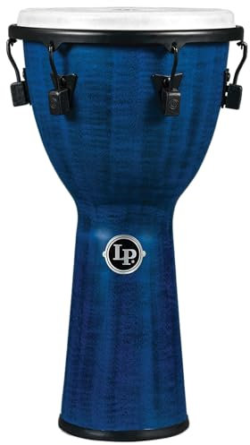 LP Latin Percussion Djembe World Beat FX Mechanically Tuned 12.5 Blau LP727B