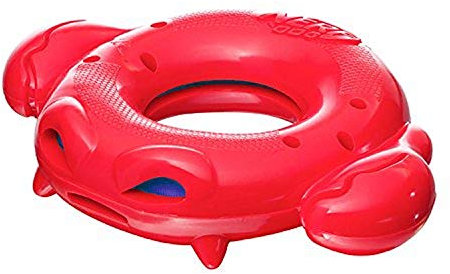 Nerf Dog VP6889E Super Soaker Krabbenring, rot, 17.8 cm