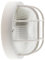 Zenitech - Hublot Rond avec Grille IP44 E27 Classe II - Éclairage Extérieur Étanche pour Passage, Piscine ou Garage - Supporte Ampoule 60W Non Fournie - Blanc