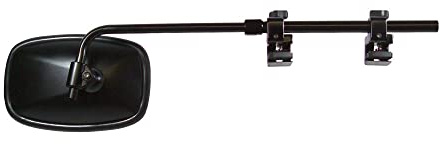 CIPA USA 11980 Universal Bar Towing Mirror Kit, black
