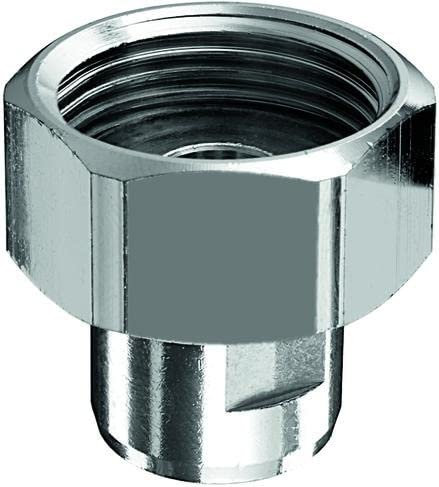 Schell - Wasserzähler 3/4 Zoll Anschluss 3/8 Zoll Chrom mit Dichtungsvorrichtung