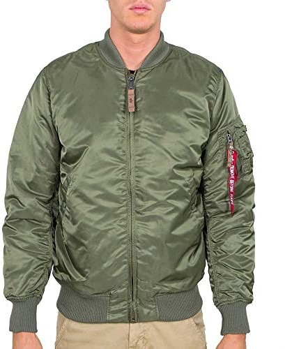 ALPHA INDUSTRIES MA-1 VF 59 Long Giubbotto Uomo Verde 168100257