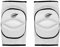 EFFEA SPORT Ginocchiera PALLAVOLO, EF6644 (Bianco, S)