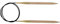 KnitPro K35616 Rundstricknadel, Birkenholz, Braun, 100cm x 3.25mm