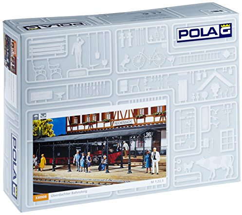 POLA 330908 - Überdachter Bahnsteig, Weiß