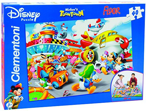 Clementoni Mickey at the airport Floor Puzzle (40-Piece)