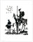 Close Up Pablo Picasso Don Quixote Kunstdruck (40cm x 50cm)