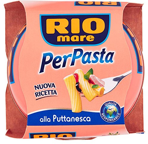 Rio Mare Condimento per Pasta Puttanesca con Tonno, 160g