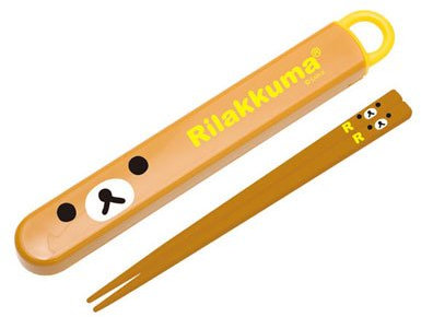 Rilakkuma Bento Baguettes avec visage d'ours San-X