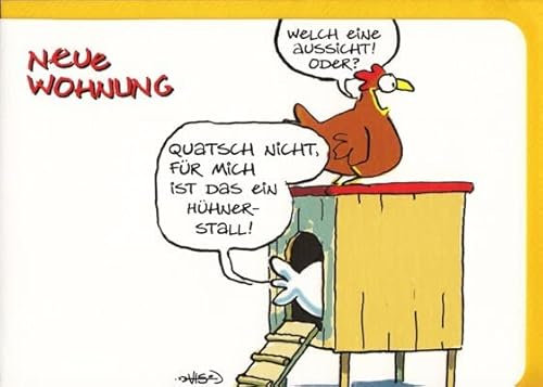 Glückwunschkarte Einzug witzig A6