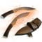 Swords and more Großes Kukri Set mit Scheide, 2er-Set, Kukri aus Karbonstahl, 53 cm, Taktische Machete, ergonomischer ABS-Griff, Scheide, für Outdoor-, Survival-, Camping- & Bushcrafting-Zwecke