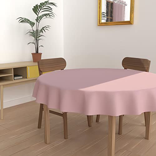 Soleil d'ocre 815235 Alix Nappe Anti-t ¢ Ches runden Polyester Rose 180 cm