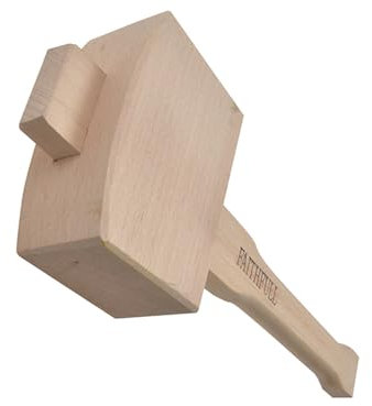 Faithfull FAICM5 Carpenters Beech Mallet 5in, Brown
