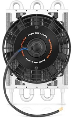Mishimoto MMOC-F Racing Trans Cooler with Electric Fan, Universal Fit